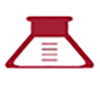 science lab beaker icon