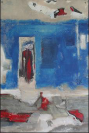 INTERVAL 4: Blue Alley   The Journey 24" x 36"