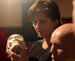 Forensic sculptor Amanda Danning