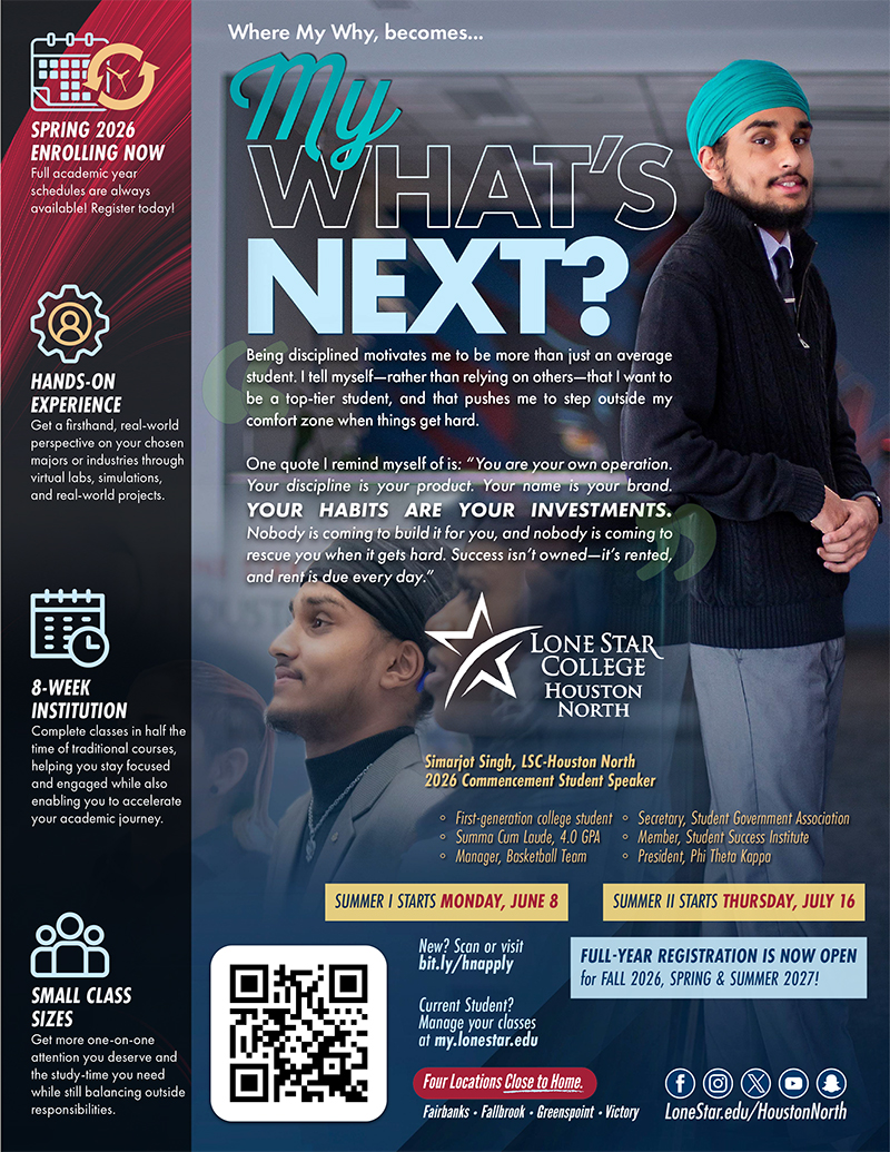 Image of student at LSC-Houston North Fallbrook