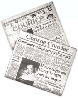 conroe courier newspaper photo