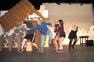 Students performing Frog and Toad