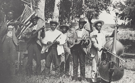 photograph of black americans from the Juneteenth display