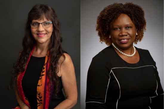 Laura Dupree and Dr. Beverly Sande