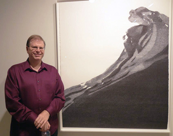 Artist and LSC-Montgomery art professor, John Adelman. Courtesy Photo.
