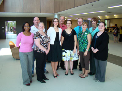 10 of the 12 new full-time faculty members of LSC-Montgomery.