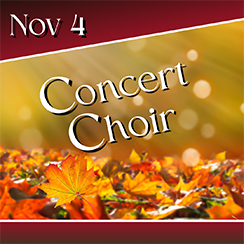 nov 4th concert chior