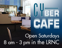 LSC-CyFair Cyber Cafe open on weekends in the LRC