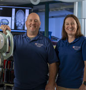 Photo of student and teacher