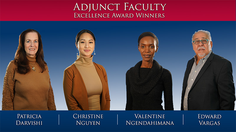 Lone Star College-CyFairs Adjunct Faculty Excellence Award winners