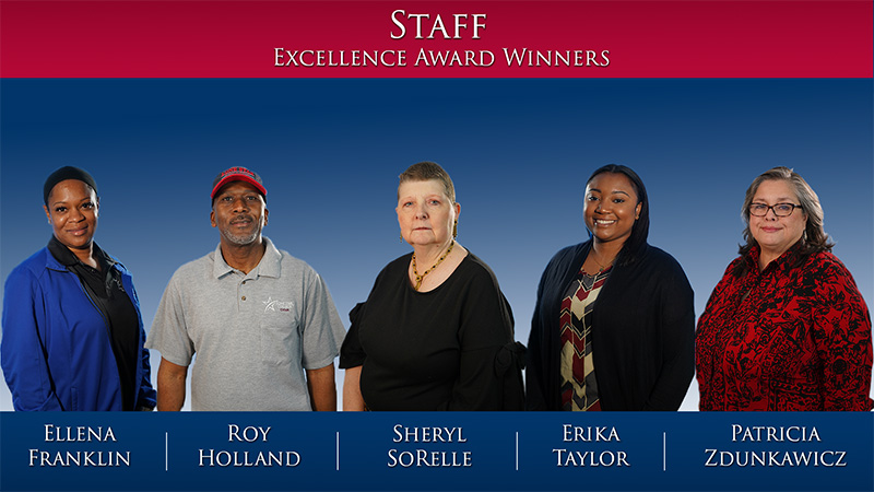 Lone Star College-CyFair Staff Excellence winners