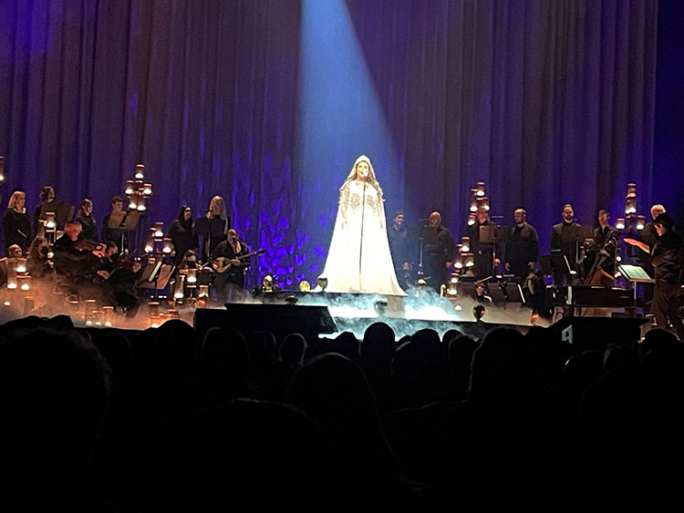 The LSC-Kingwood Music Department recently performed with Sarah Brightman, an international star.