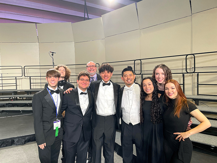 LSC-Kingwood students made the All-State Choir ensemble.