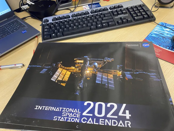 International Space Station 2024 calendar
