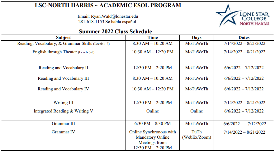 Course Schedules