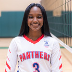 volleyball player in number 3 jersey