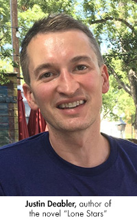 Justin Deabler, author of  the novel Lone Stars