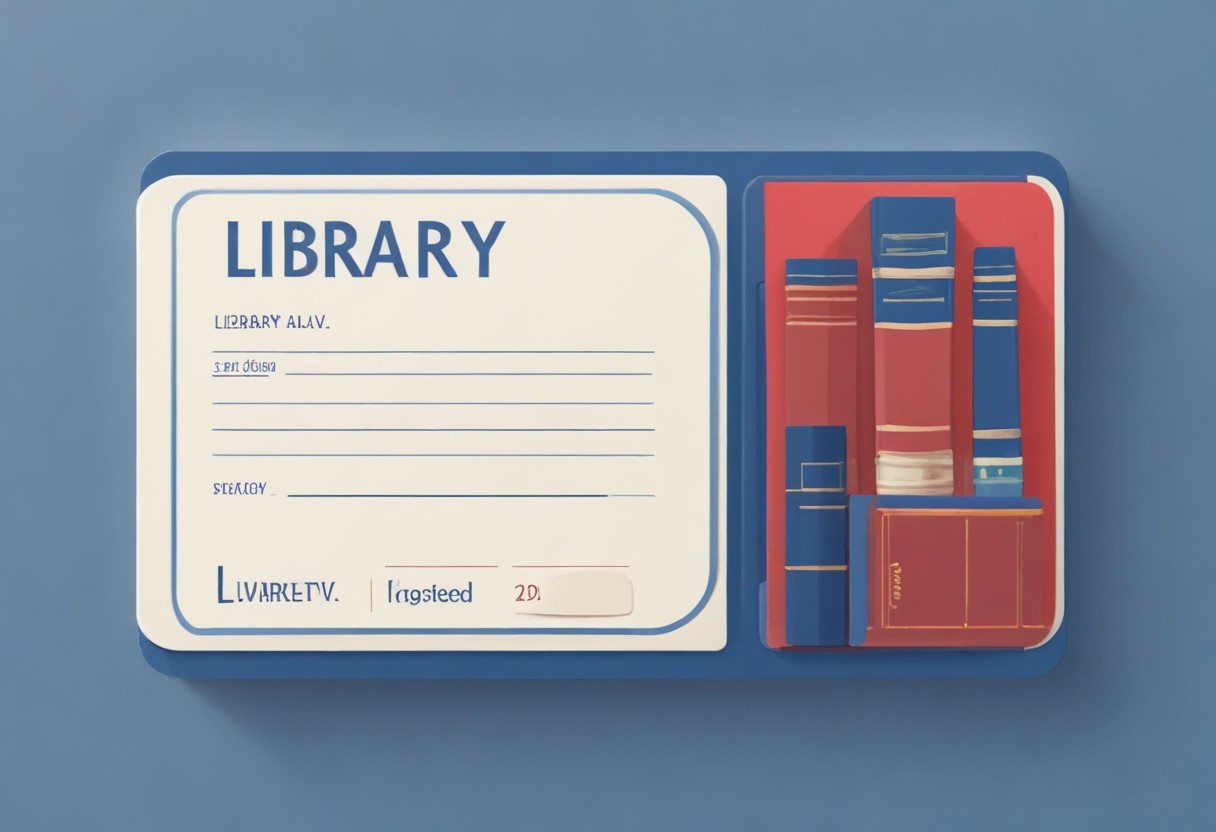Mock up of library card and student ID card