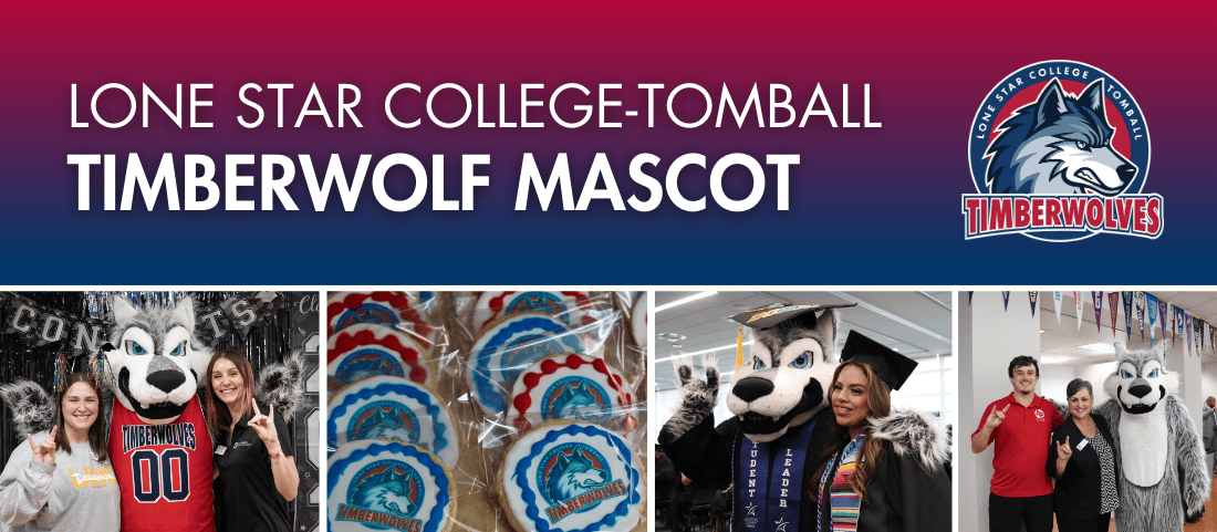 Lone Star College-Tomball Timberwolf Mascot