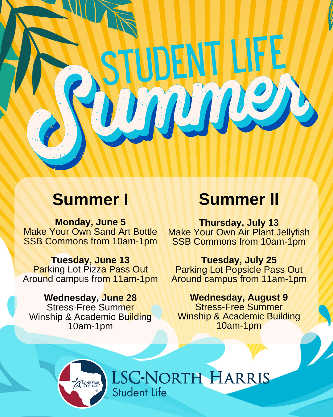 Upcoming Student Life Events