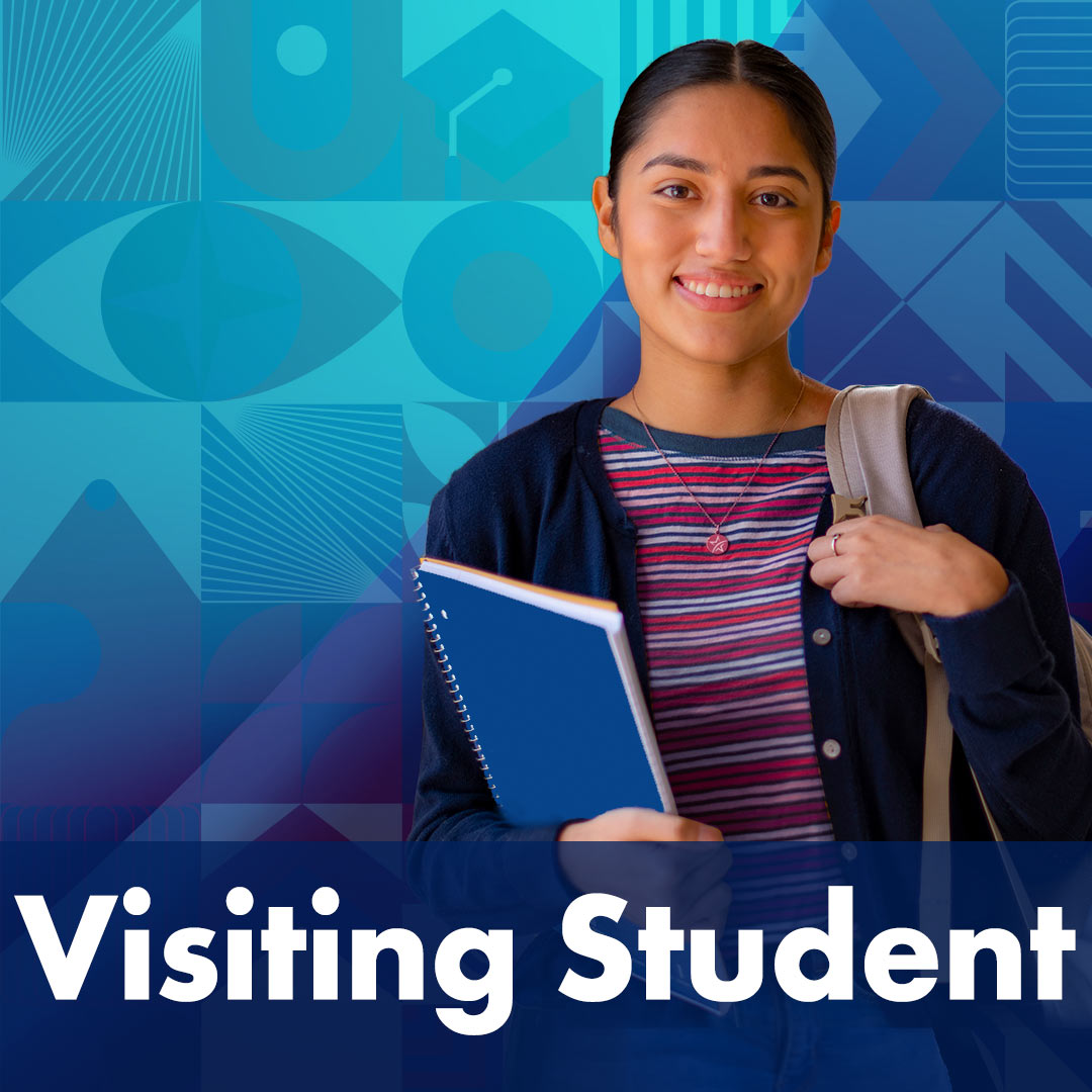 Young Student visiting the campus while holding a backpack