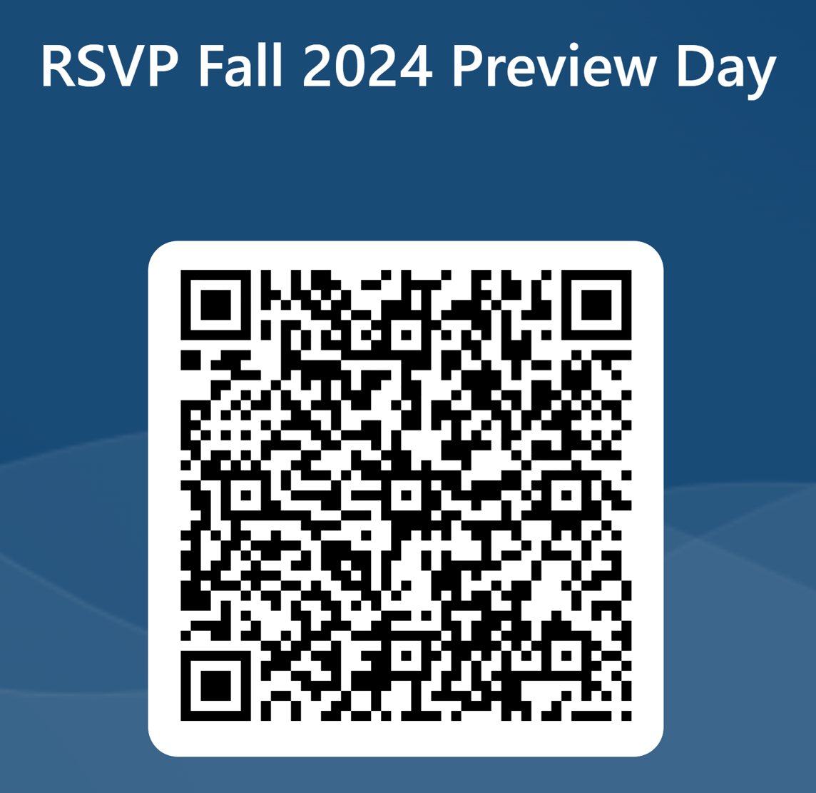 RSVP for Fall Preview Day link also available in text