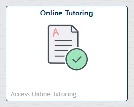 screenshot of the online tutoring button