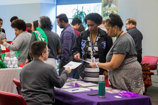 Vendors distribute health information at a past Fit4Life Wellness event at LSC-University Park