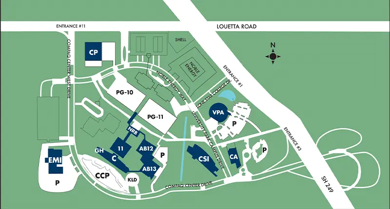 The LSC-University Park Map