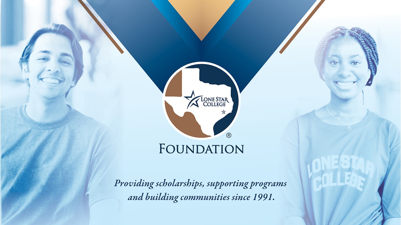 Image of students and LSC Foundation logo