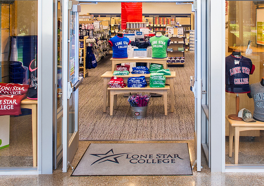 Campus store entrance