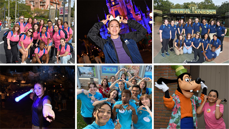 Collage of 2023-2024 Disney student cohort
