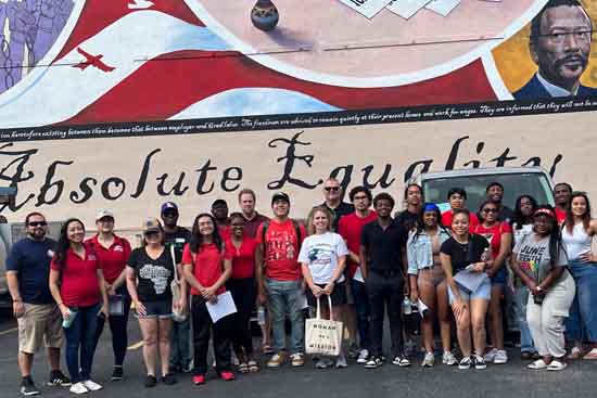 LSC-Tomball students and professors on Juneteenth Trip