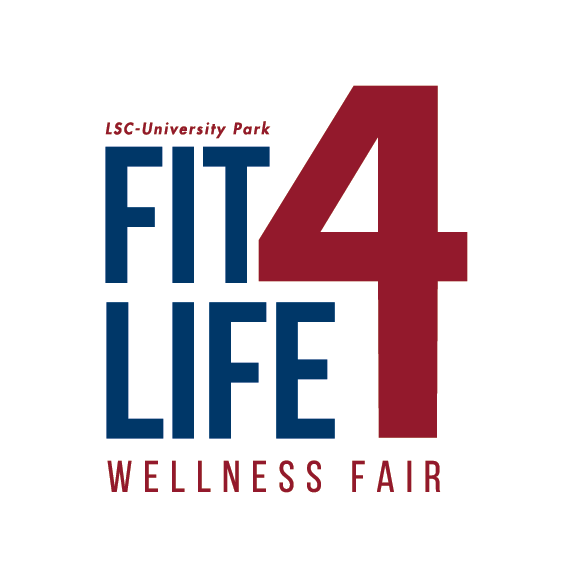 Lone Star College University Park Fit4Life Wellness Fair Logo in full color