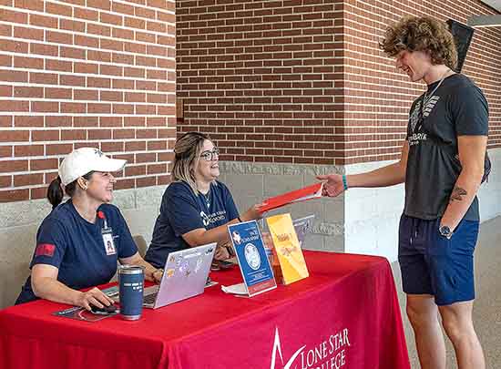 LSC Students at event