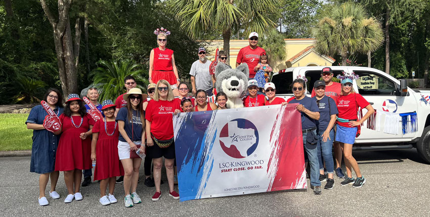 group of students and employees