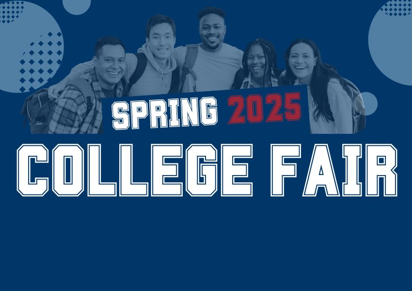 Spring 2025 College Fair Poster