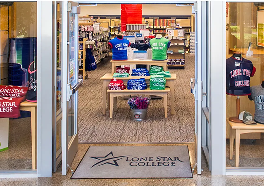 Campus store entrance