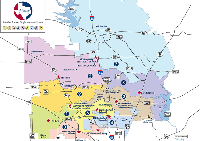 Lone Star Campus Map